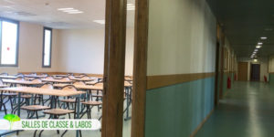 Salles de classe et laboratoires